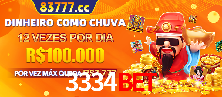 Banner do programa de recompensas Recomende para amigos do 3334bet, detalhando os bônus por convidar amigos, com prêmios que chegam a R$288.888.