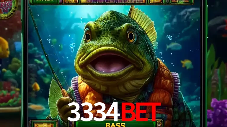 Personagem de peixe pescador do popular jogo de slot com tema de pescaria, uma das emocionantes opções de caça-níqueis para jogar e ganhar no cassino 3334bet.